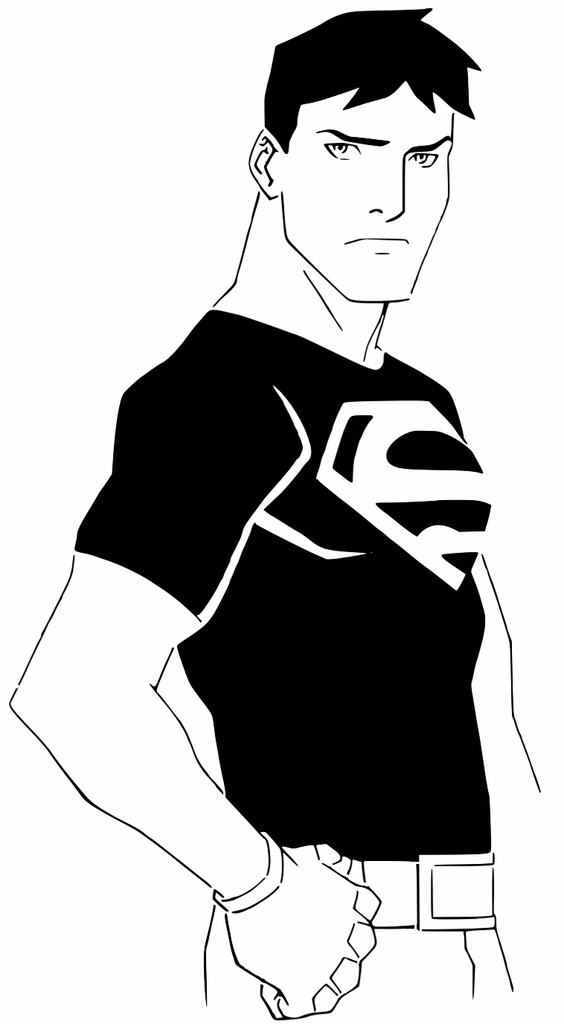 Super Boy stencil