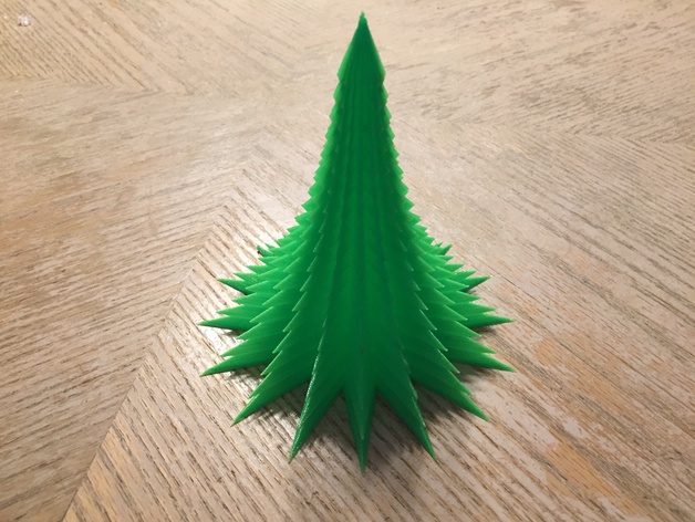 Spiky Minimalist Vase Mode Christmas Tree