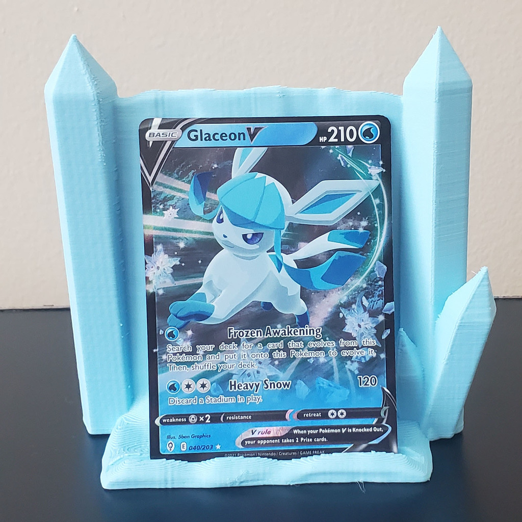 Pokemon Card Stand Water and Ice