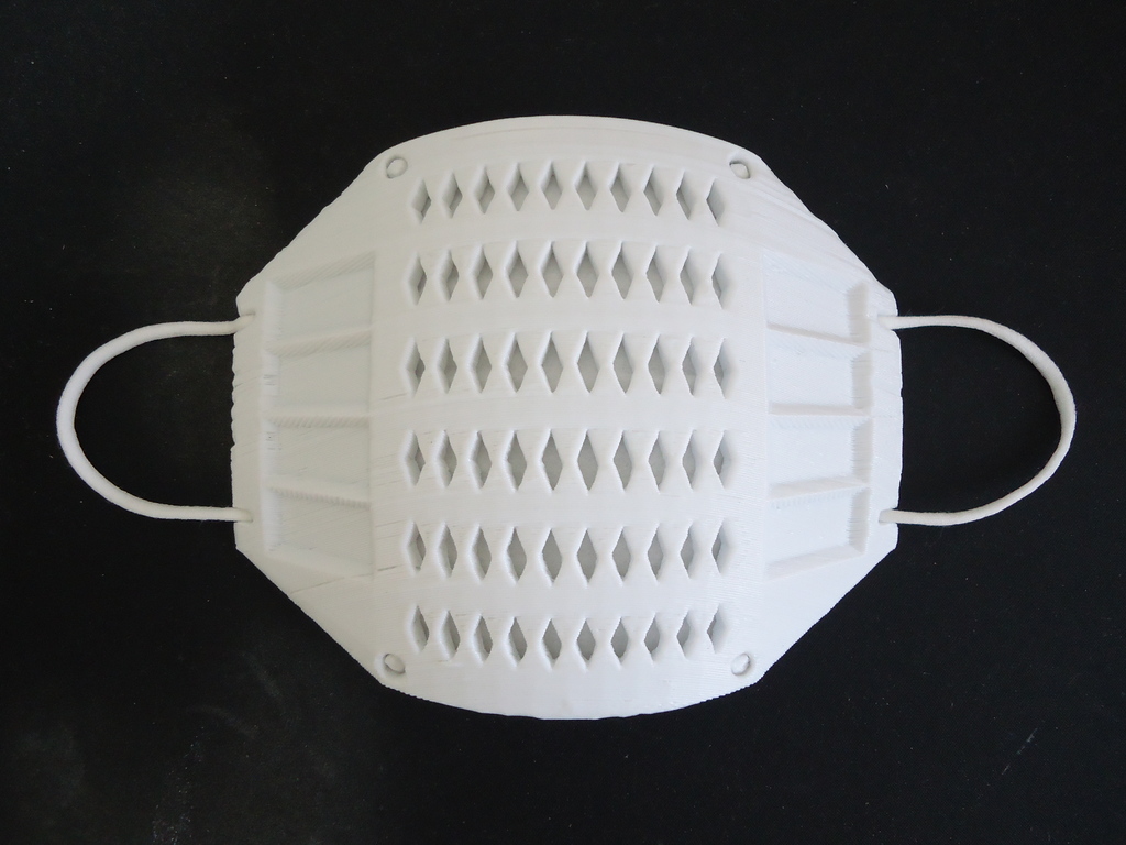 COVID-19 countermeasure filter exchange type 3D printable mask