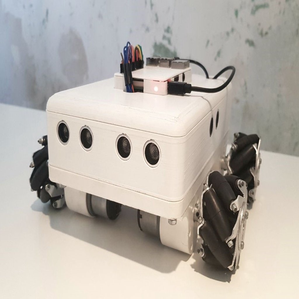 Omnidirectional Selfdriving Robot With Mecanum Wheels