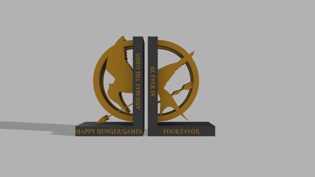 Book ends Hunger Games // Serre-livre Hunger Games