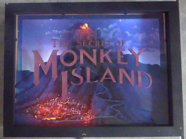 The Secret Of Monkey Island 3D Gloworama