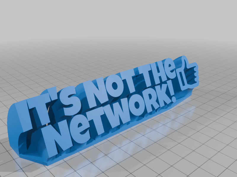 It's Not The Network