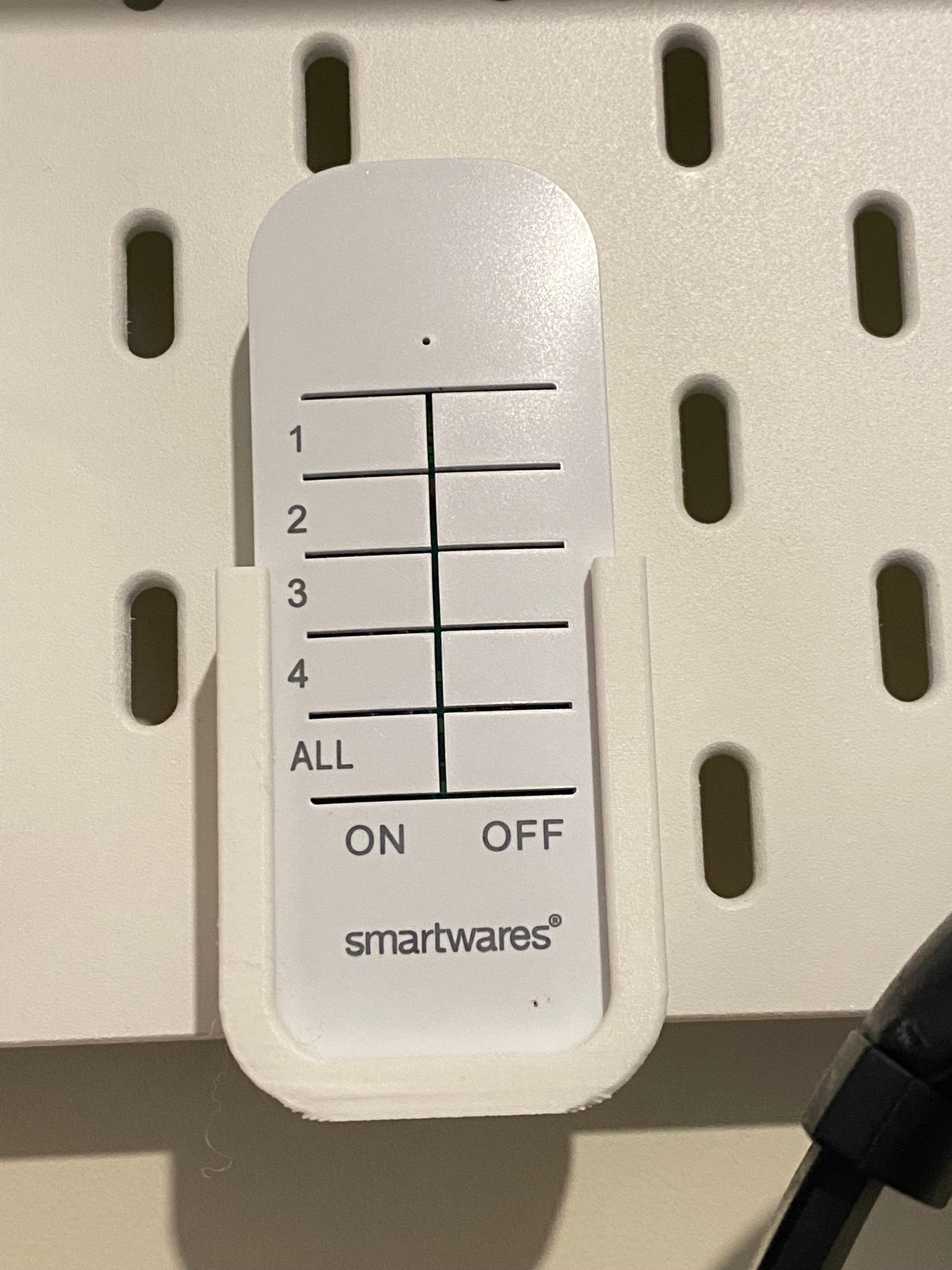 Smartwares remote Ikea Skadis Holder