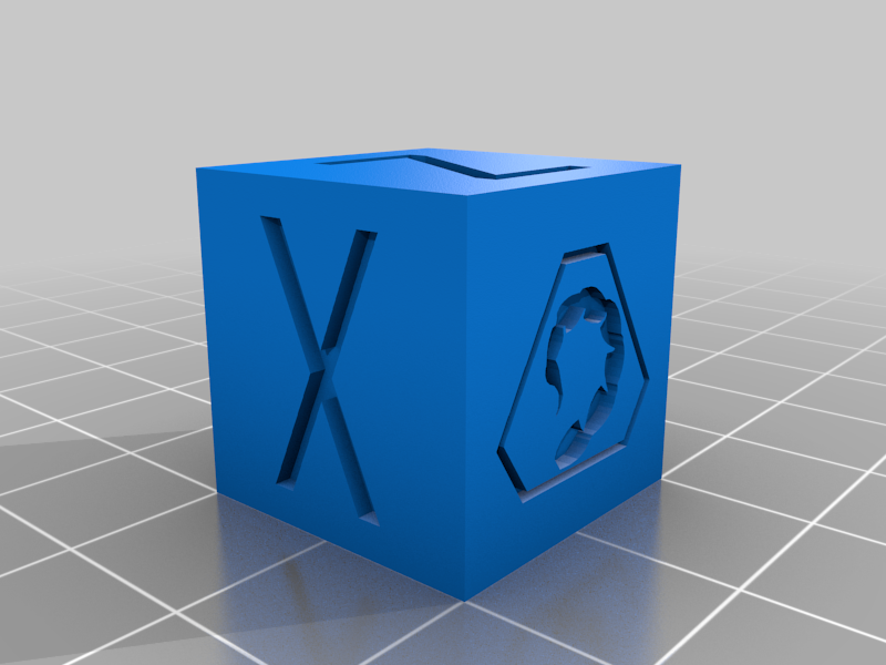 Calibration Cube XYZ Nod Edition