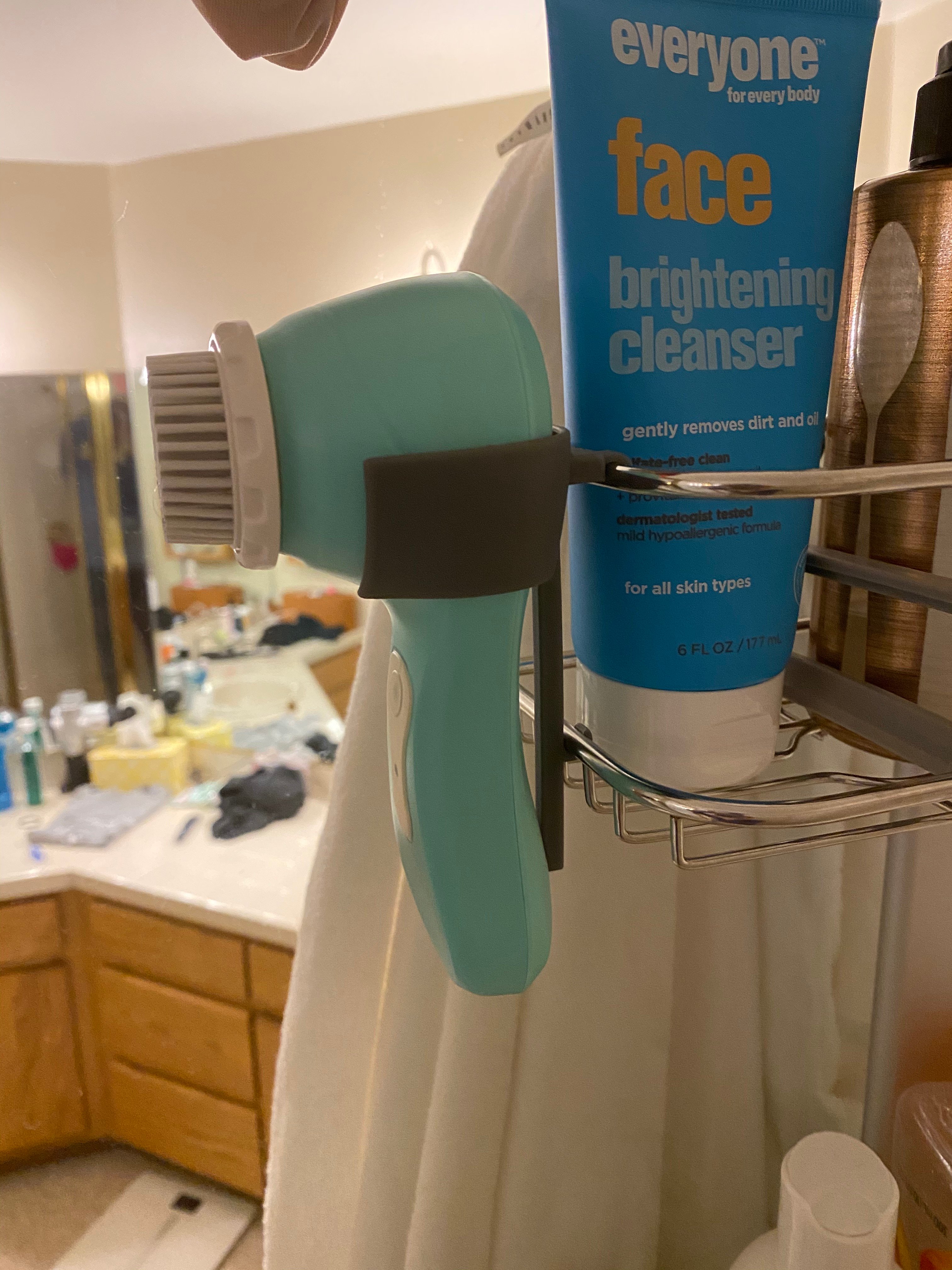 face brush holder for simplehuman shower caddy
