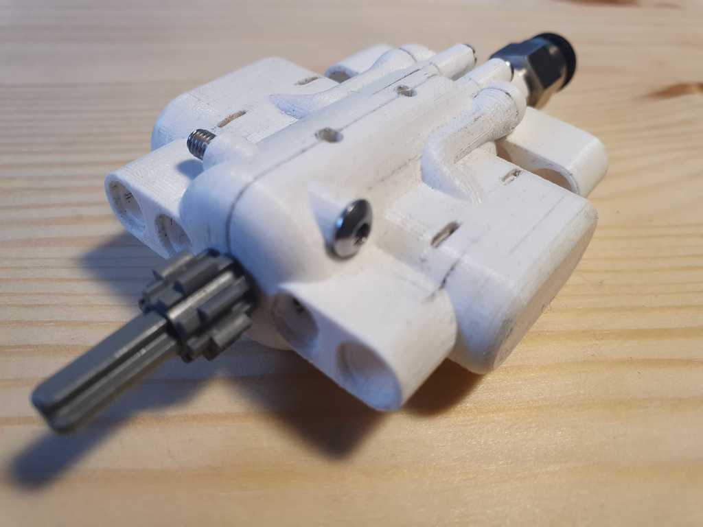 Lego compatible compressed air engine