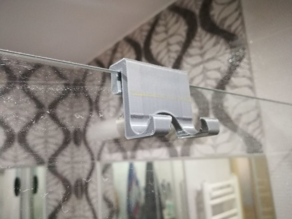 Holder for a shower squeegee (IKEA LILLNAGGEN)