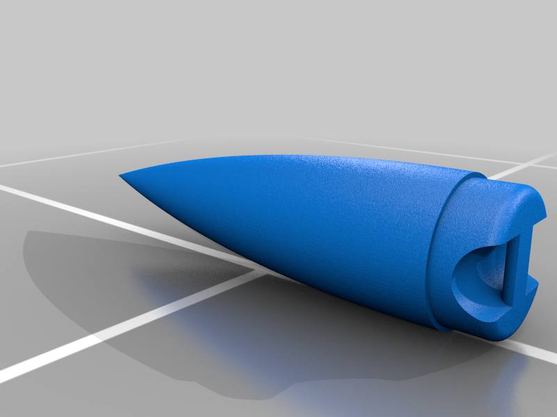 Model Rocket Nose Cone for BT-60 Tube