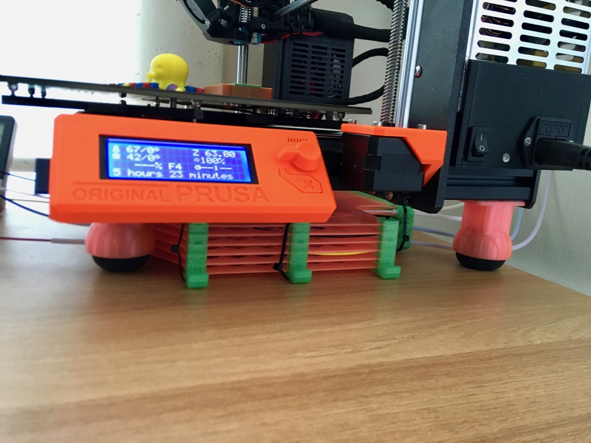 PRUSA i3 MK3 squash feet for MMU2 buffer