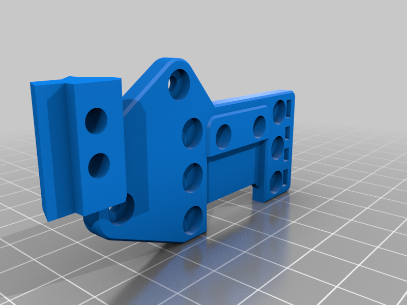 Modified base plate for E3V2 using round 6mm magnets. Use with remixed main body.