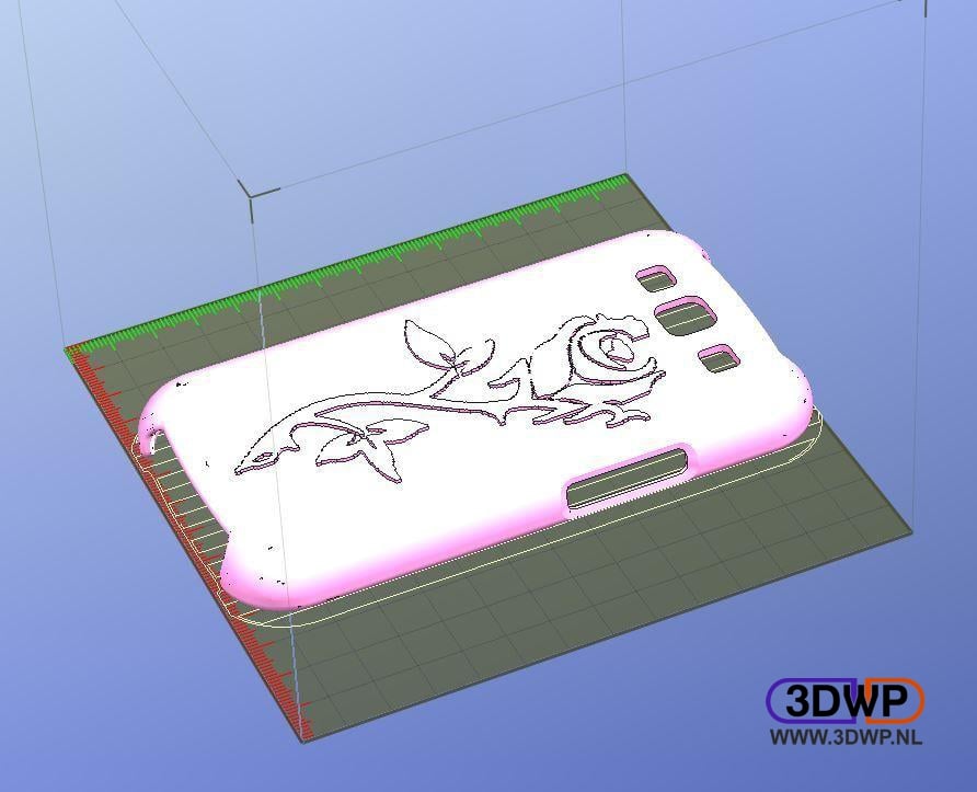 Samsung Galaxy S3 Rose Case