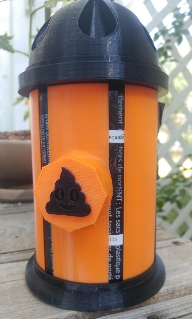 Fire Hydrant Dog Poo Bag Holder/Dispenser