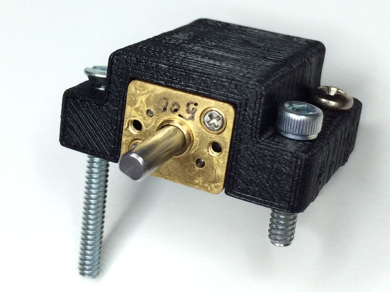 Pololu Micro Metal Gearmotor Mount (Flat Screw Base)