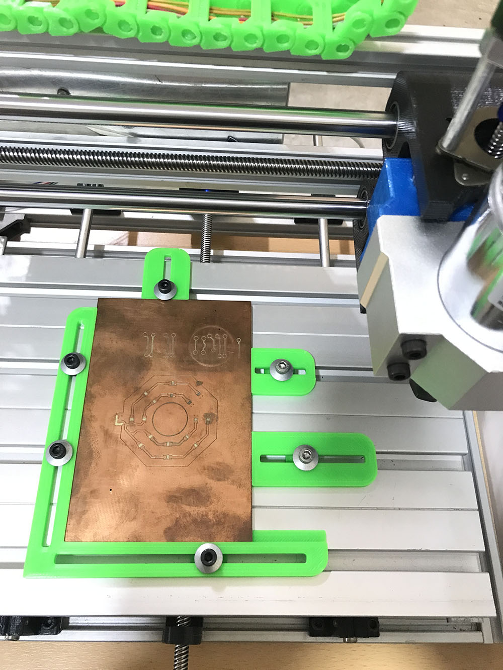 PCB HOLDER CNC (aluminum table profile 18110)