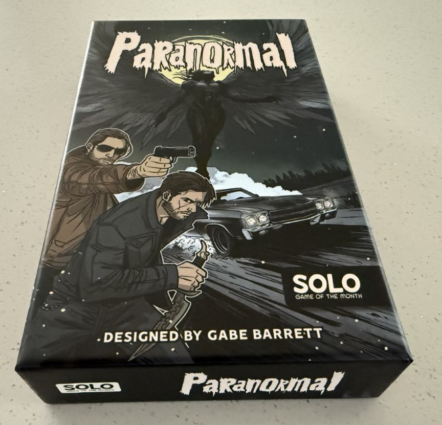 Paranormal BoardGame Insert solo game of the month