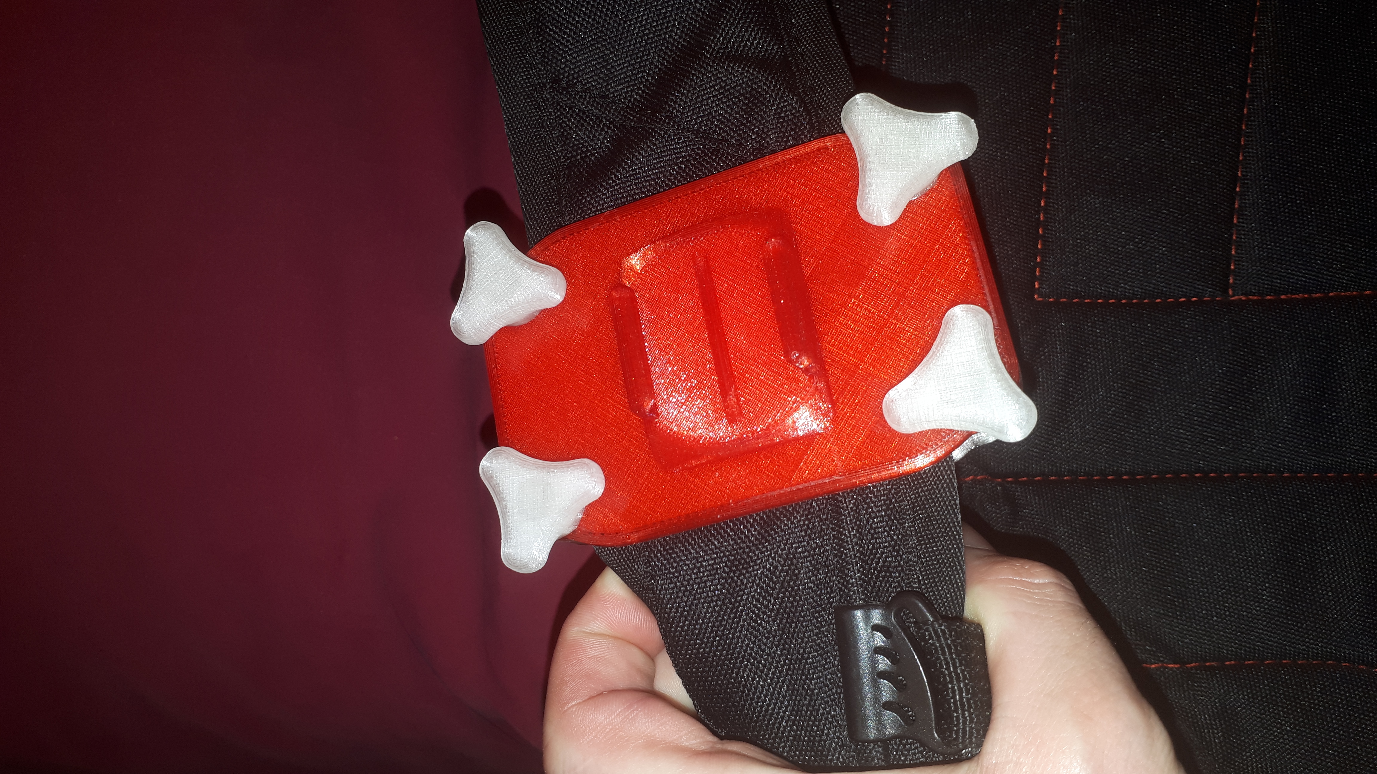 Gopro mount for bag