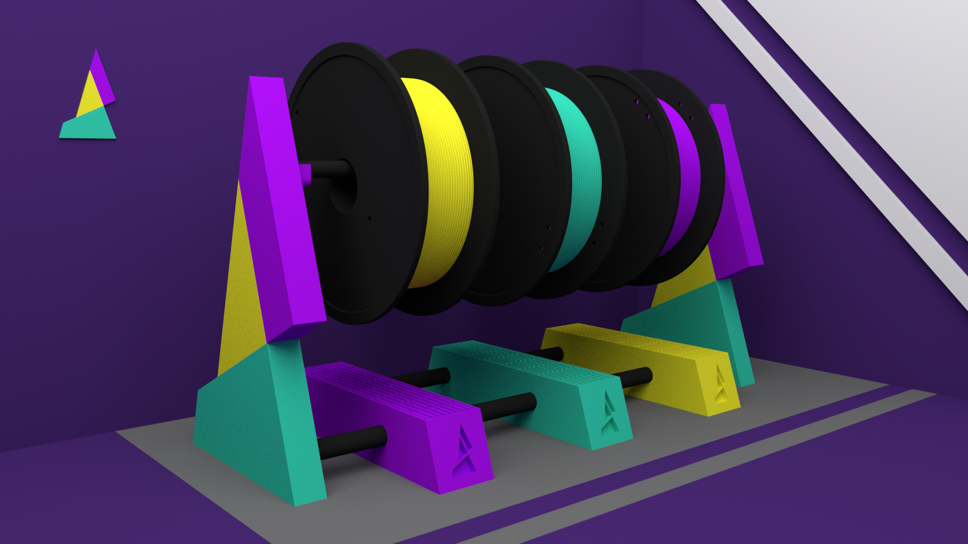 Mosaic Spool Holder