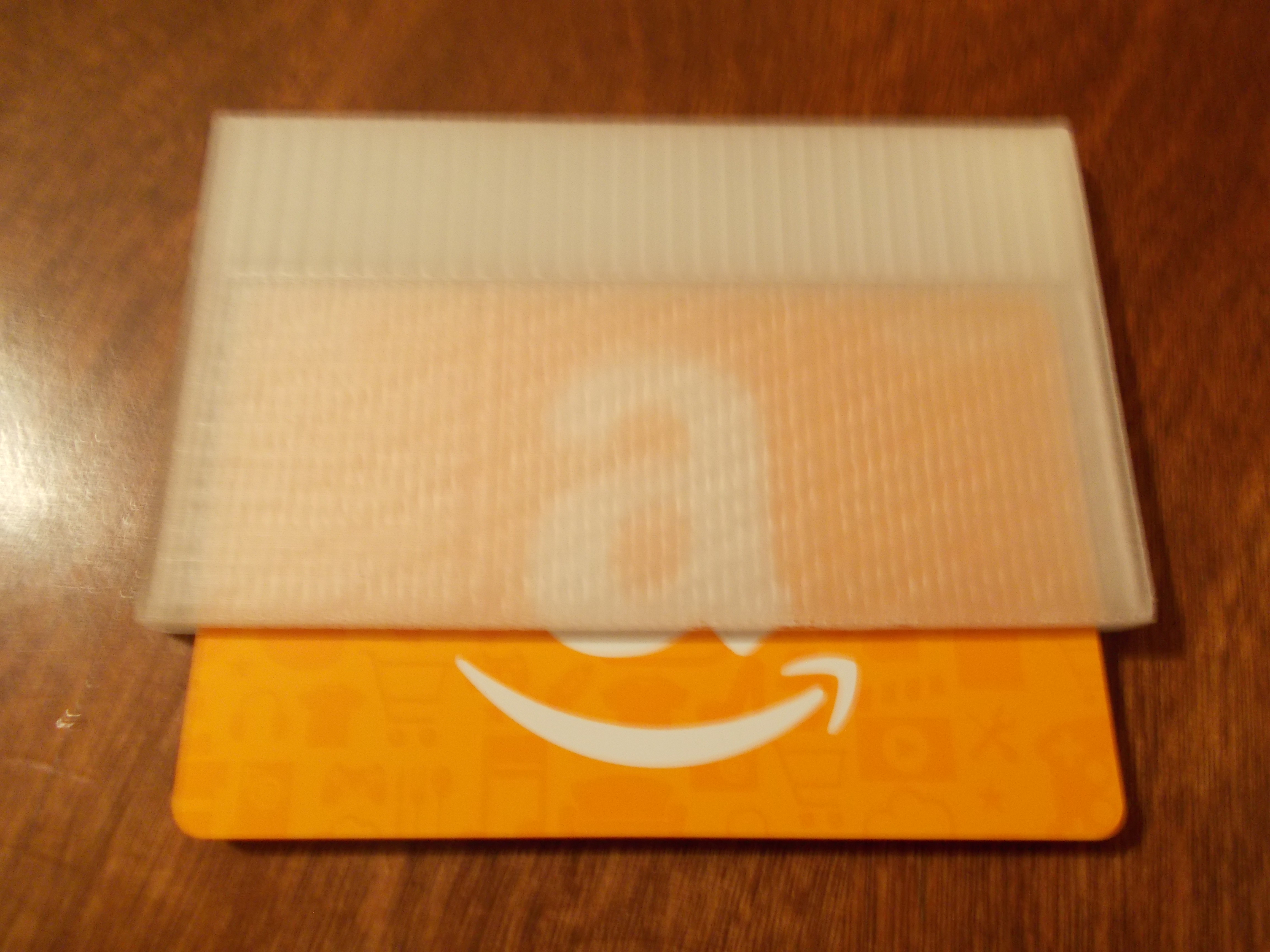 Used Gift Card Ice Scraper