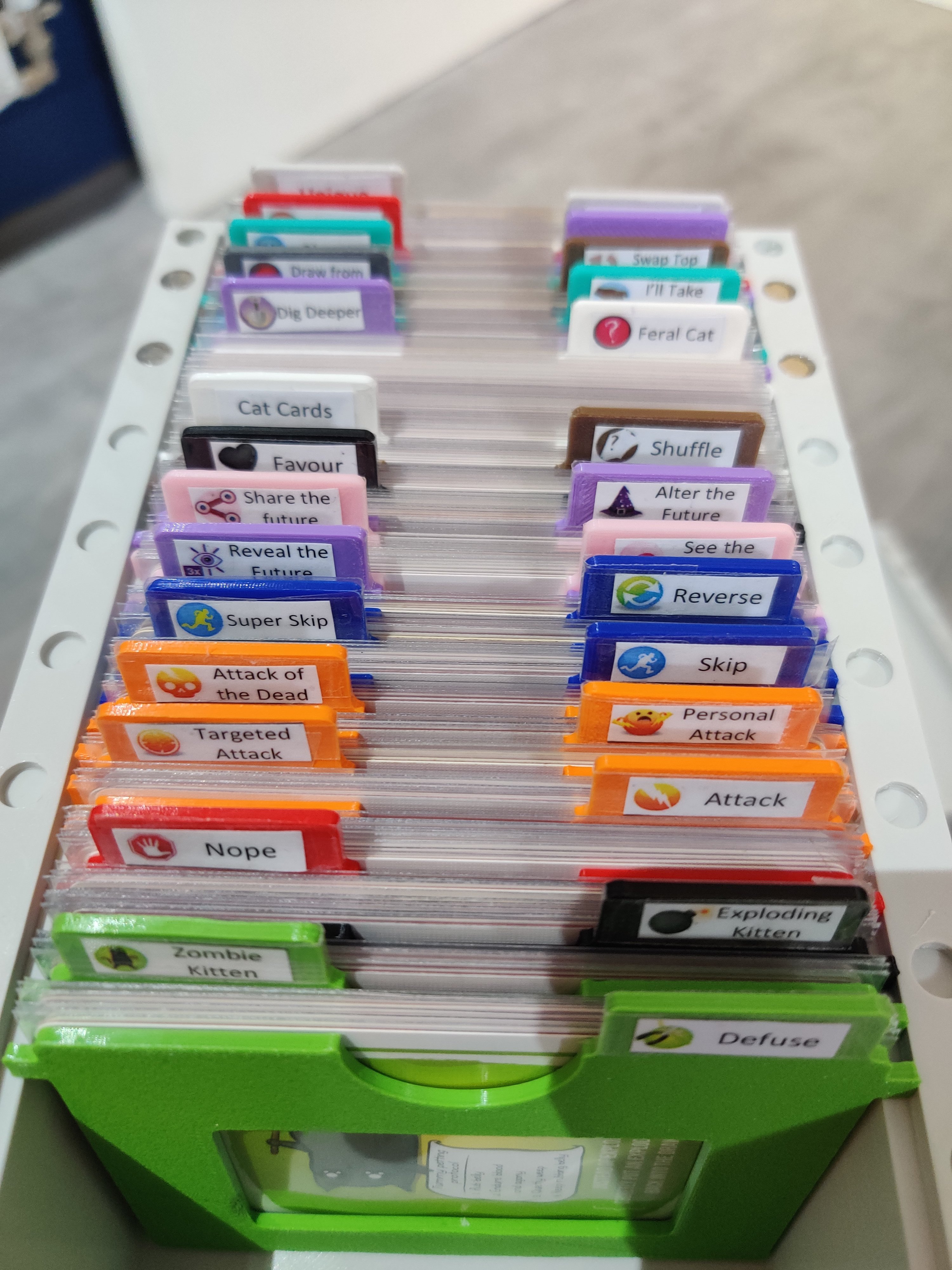 Exploding Kittens Organiser