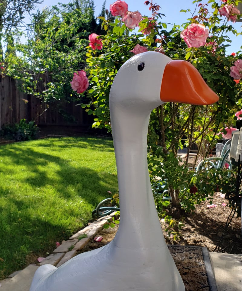 Untitled Goose Garden Statue