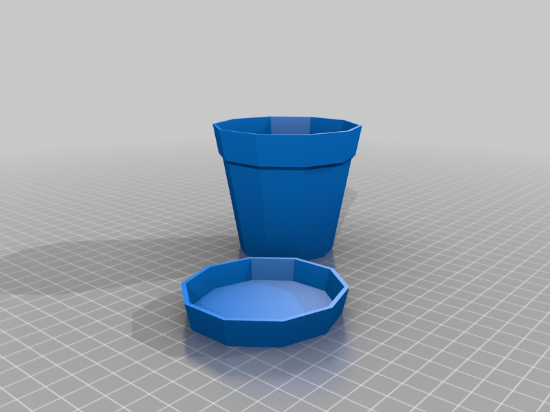 Low Poly Cactus Pot