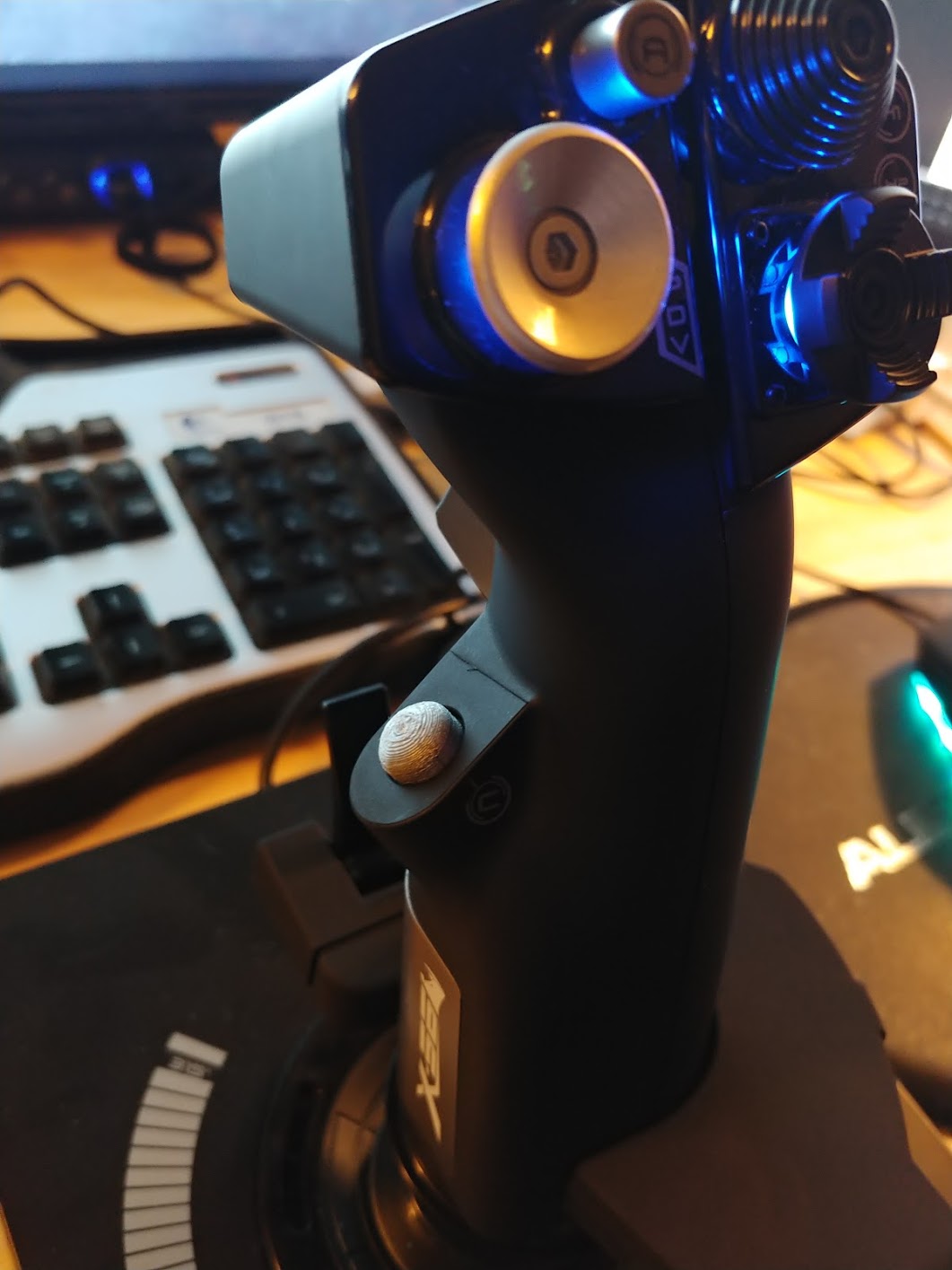 X56 Flight Stick Thumb Button Mod
