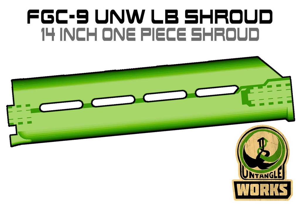 FGC-9 UNW 14inch Long barrel 2021 shroud set  
