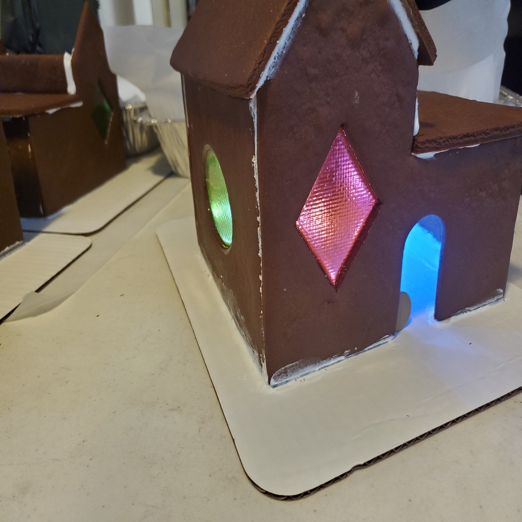 2019 Gingerbread house template