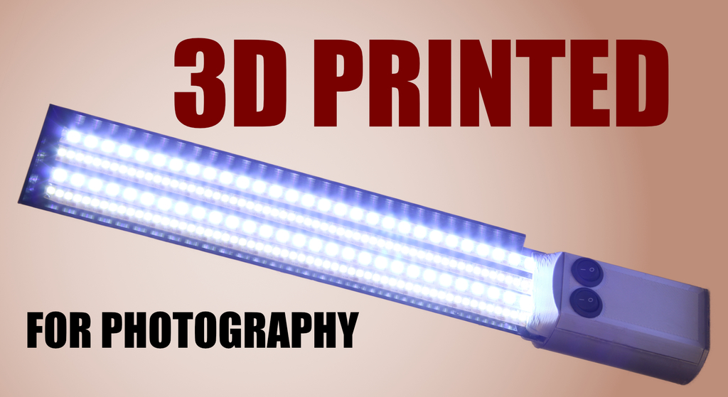 Hand-held LED Light / LED stick for photography or video recording