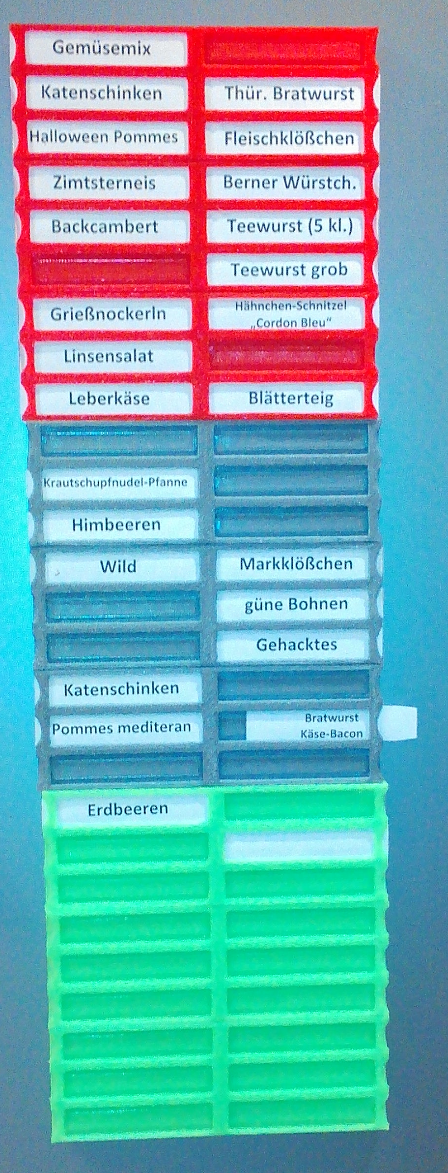freezer reminder