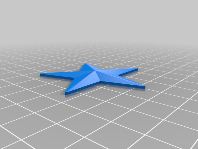 My Customized Star 3d () OpenScad Library