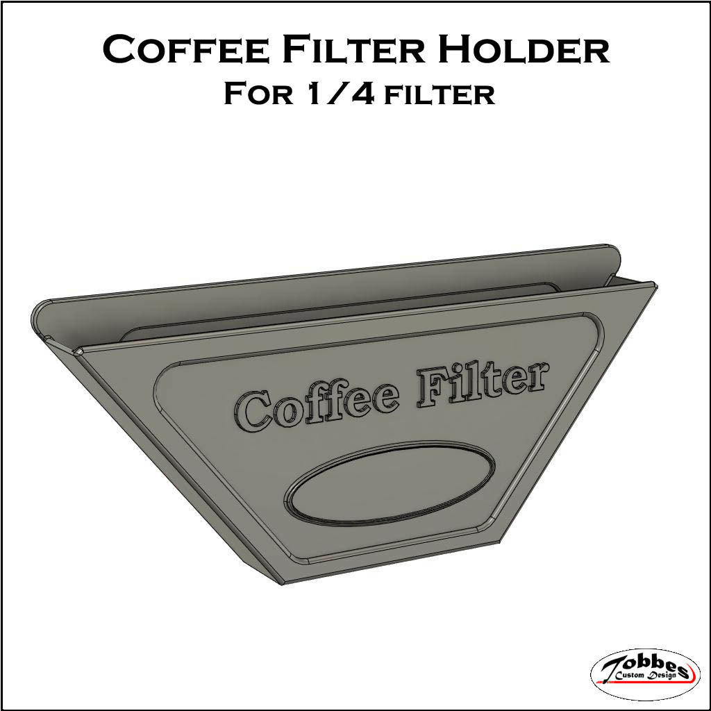 Coffee filter holder 1x4