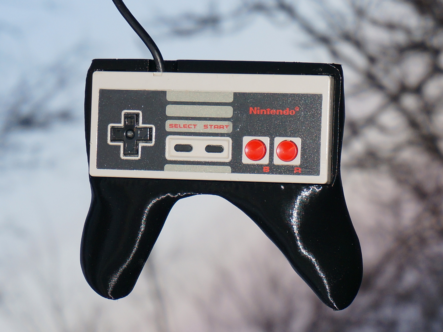 NES Controller Grip / Handle / Holder - Nintendo Entertainment System Gamepad