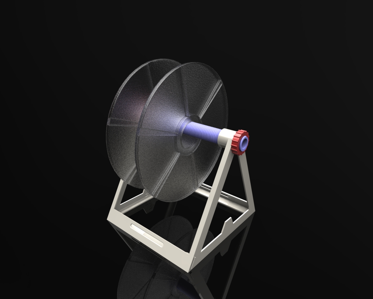 Light, universal, adjustable, modular spool holder + support Dagoma !