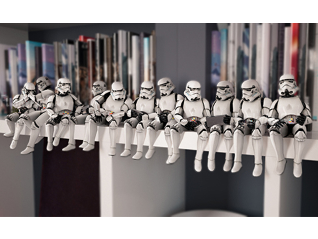 Lunch Atop A Shelf Starwars Troopers