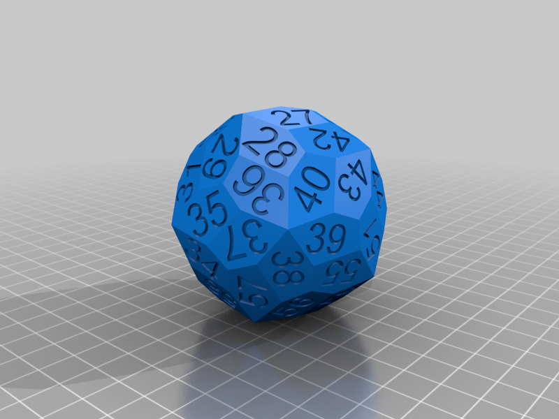 D-60 (dice with 60 faces)