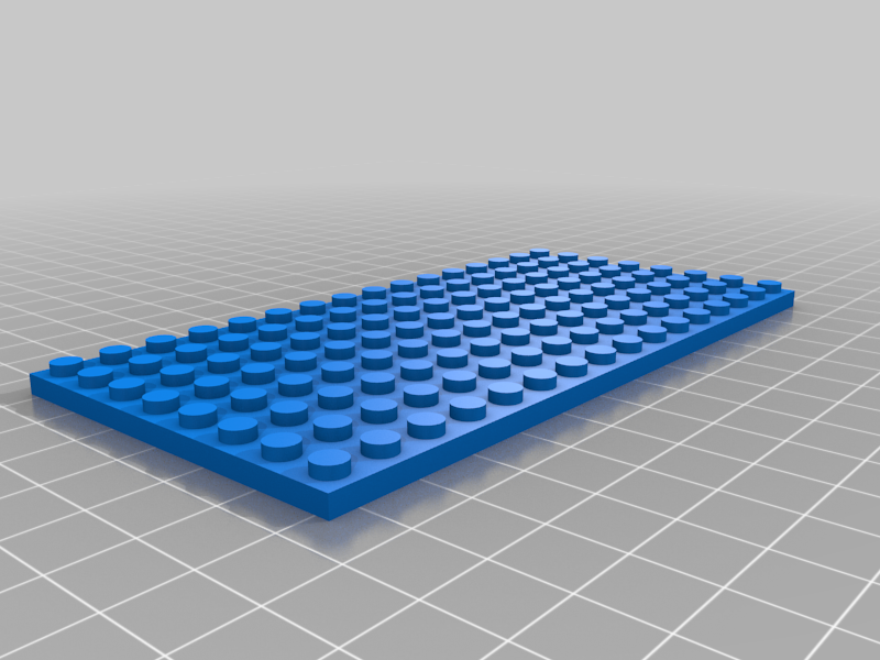 Plate 8 x 16 LEGO compatible 92438