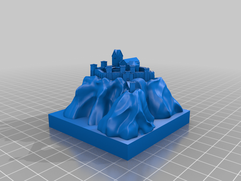 3D printable Skyhold Castle