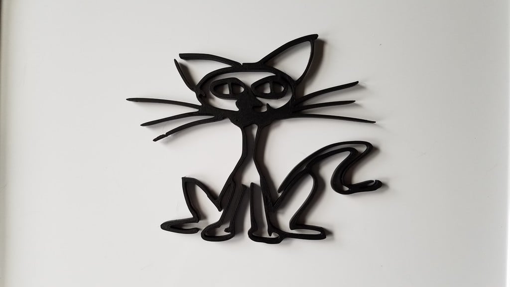 Shocky the Cat wall art