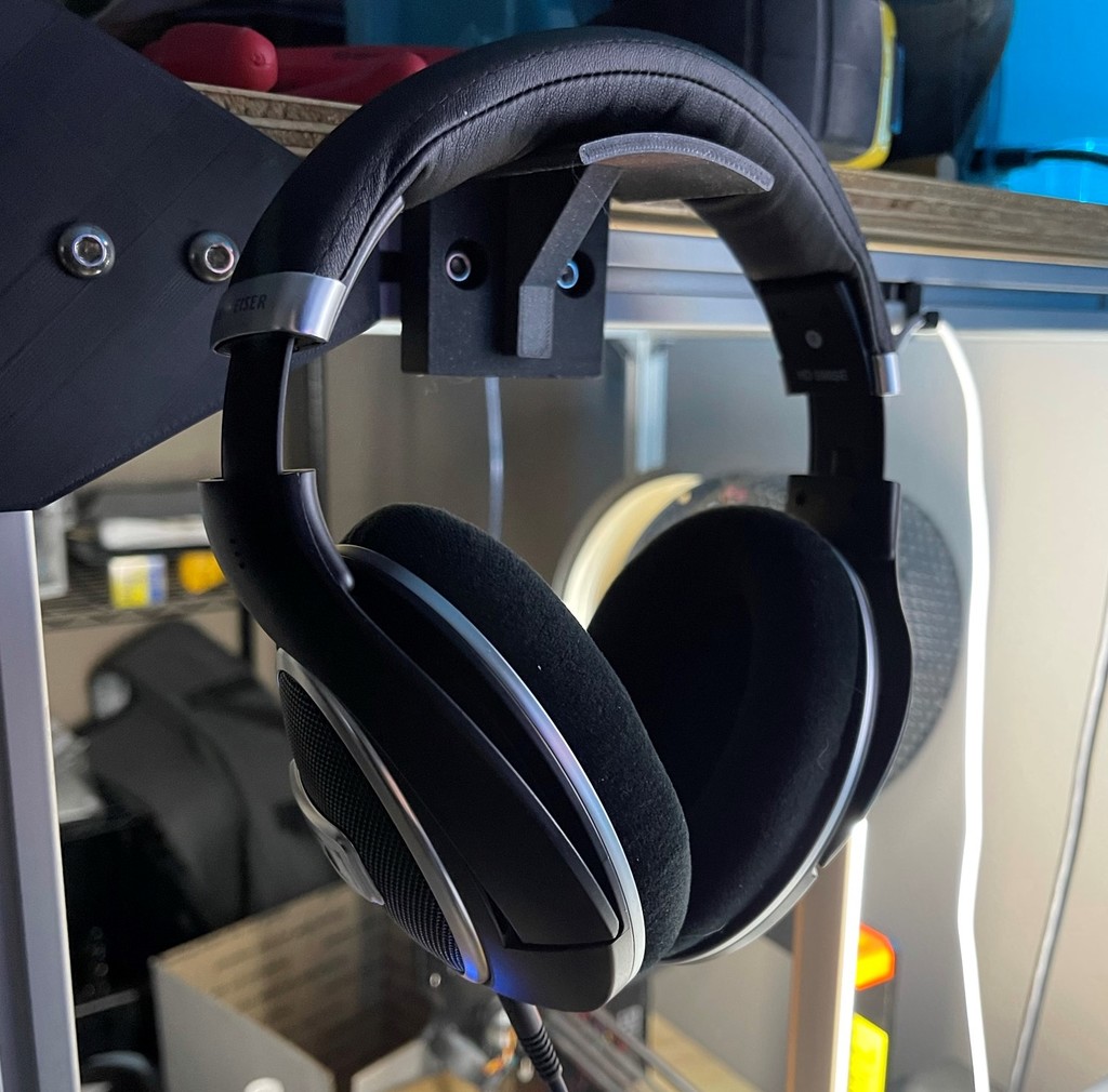 Headphone Holder for 1010 extrusion (or wall)