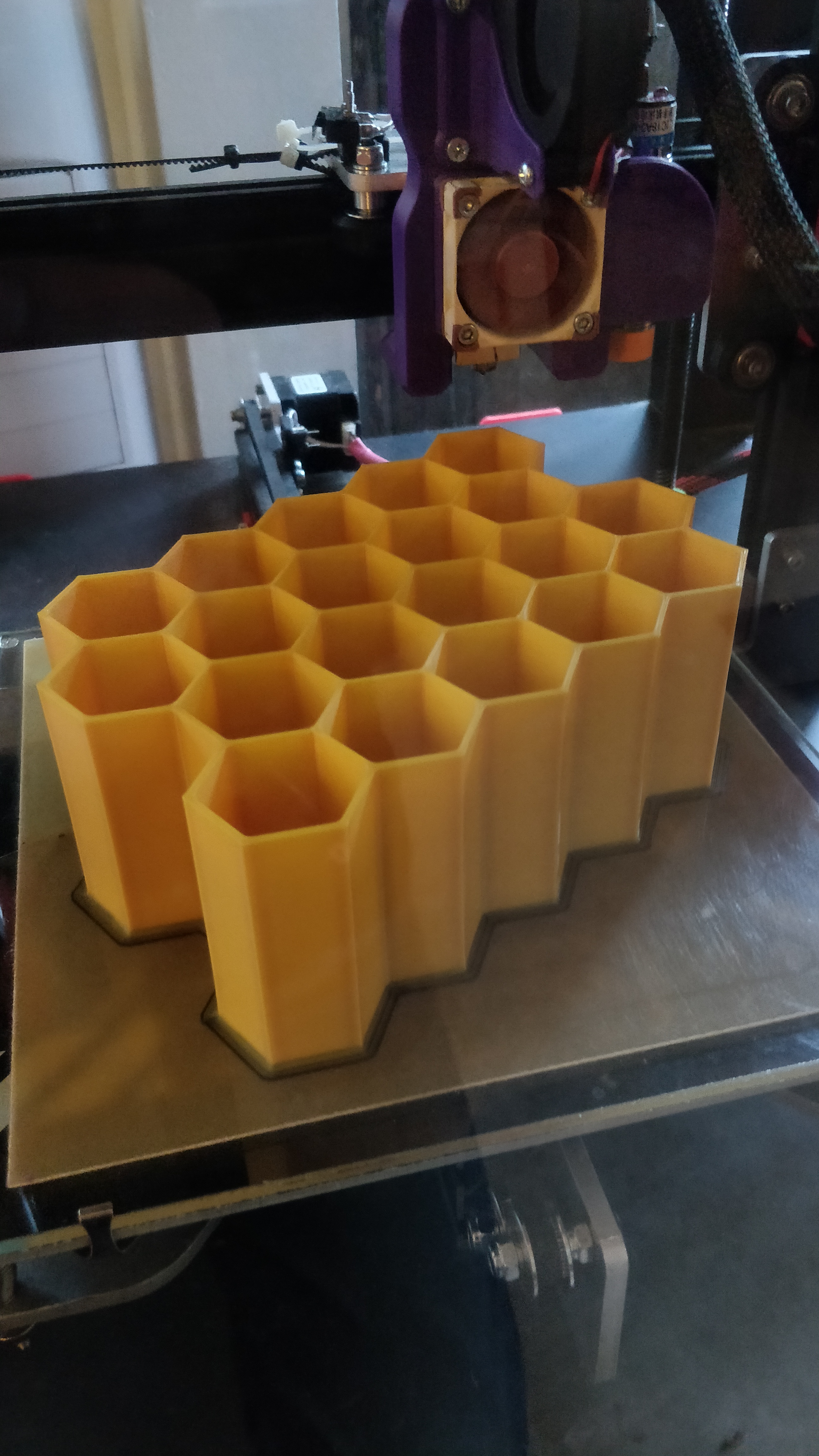 Cable holder and toolstand honeycomb