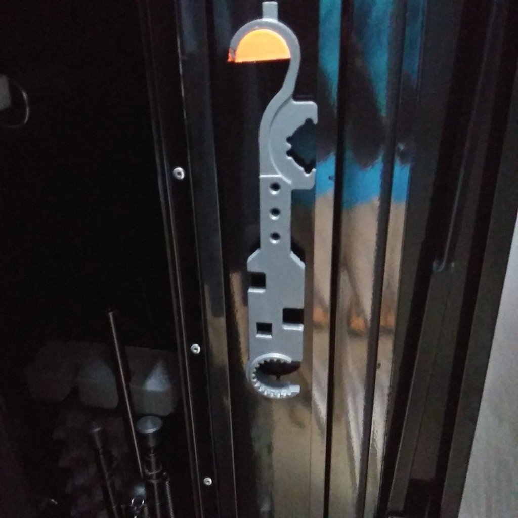Armorers Wrench Safe Mount