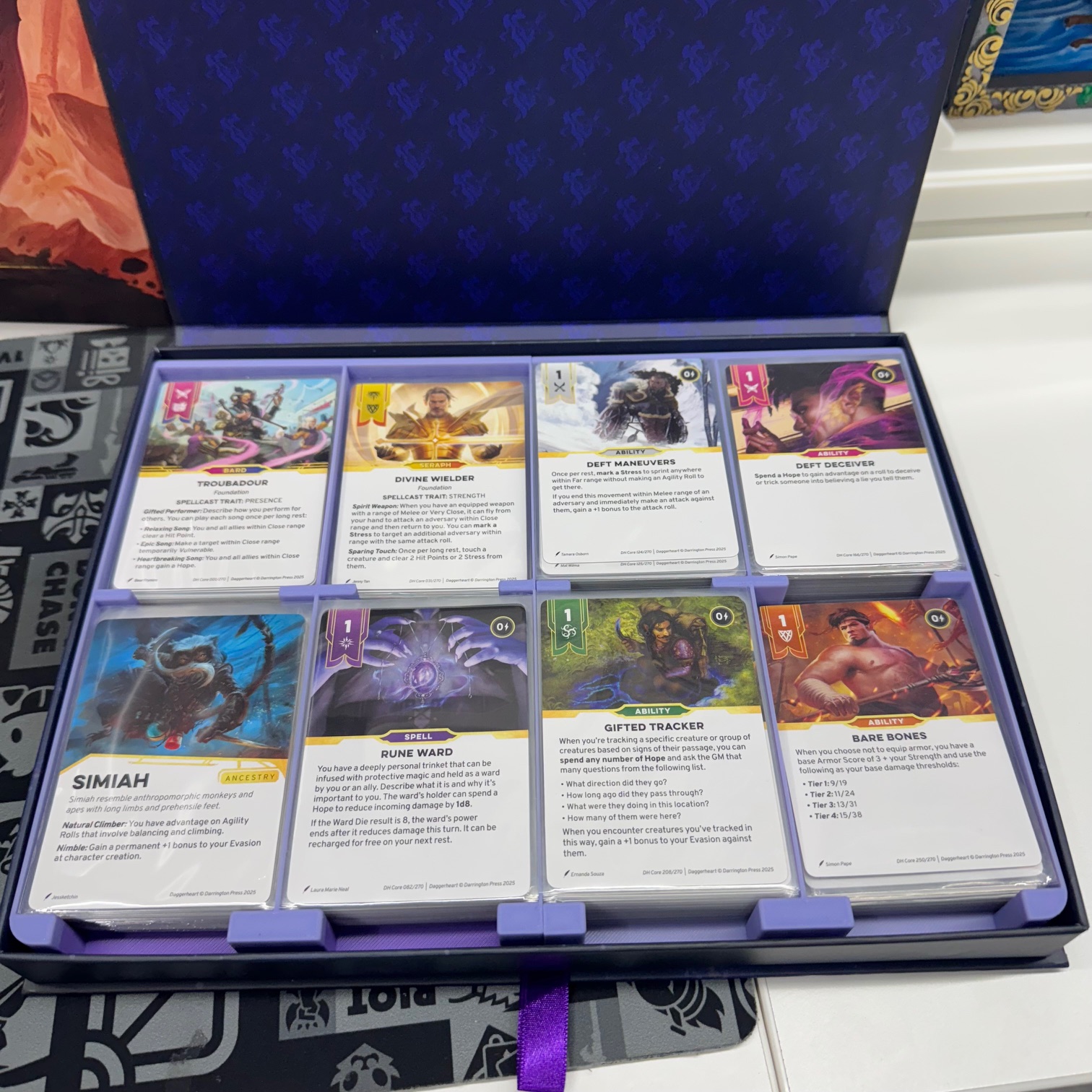 Daggerheart card box insert