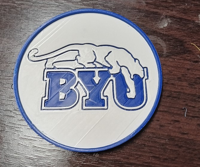 BYU Logo Coaster