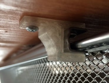 Bracket for using Elfa drawer file channels