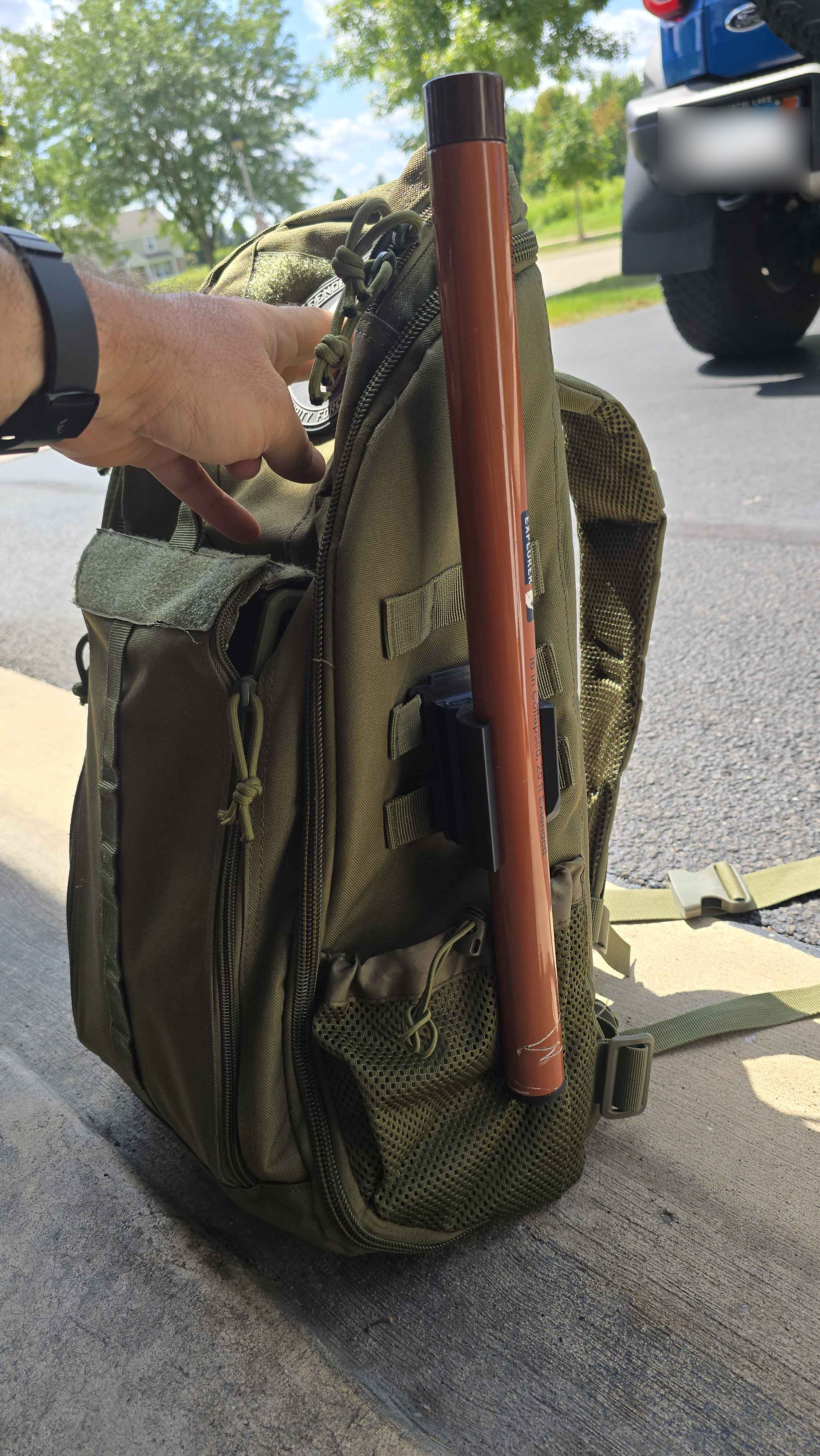 GIGAPARTS POTA 20 - Mast Mount for Molle Gear - REMIX