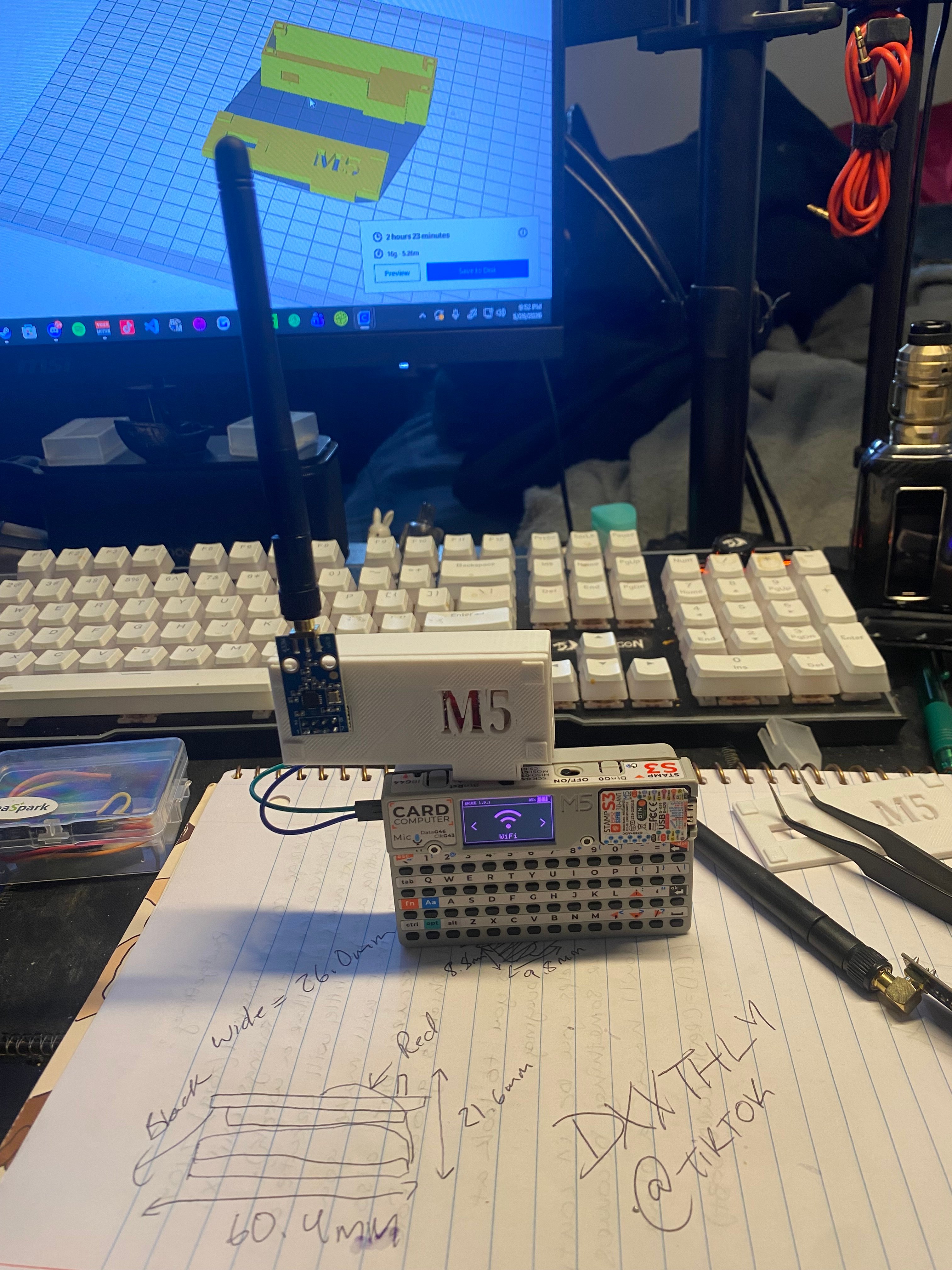 M5Stack Cardputer CC1101 & nRF24 Enclosure