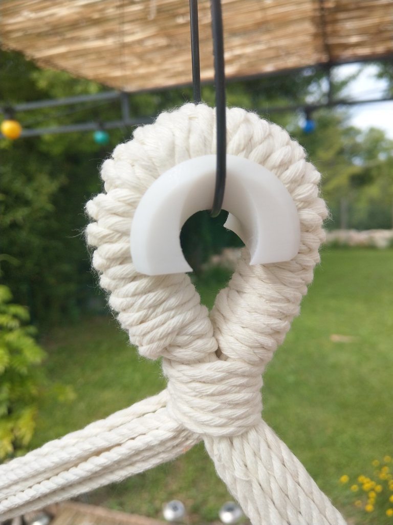 Suspended chair/Hammock Rope Protector